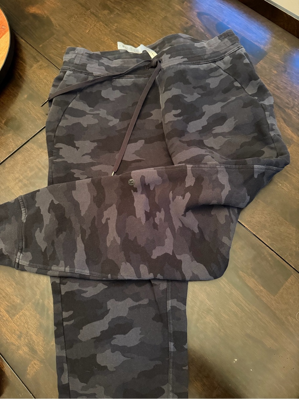 lululemon athletica Black & Gray Camo Track Joggers